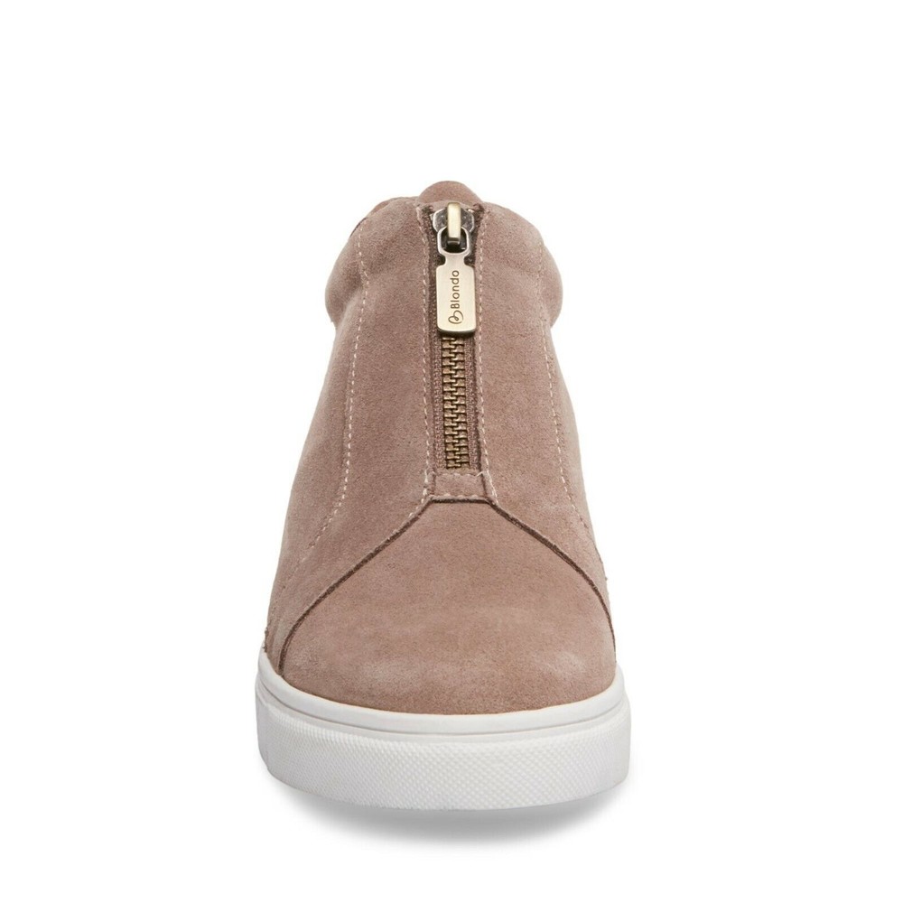 Blondo Glenda Waterproof Sneaker Bootie Mushroom Suede Size 9.5 NEW - Picture 5 of 7